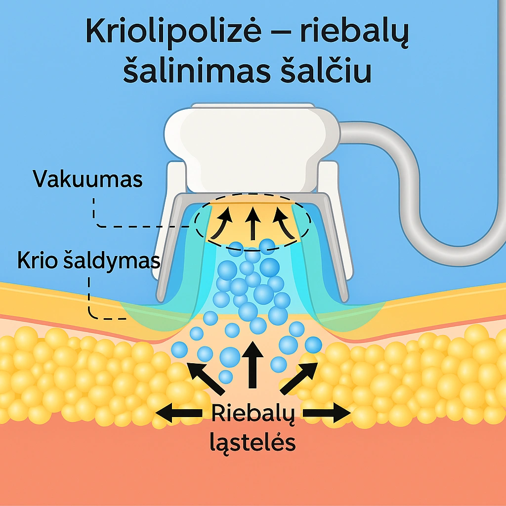 kriolipolize riebalu salinimas salciu